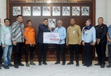 Wakil Gubernur Sumut Terima Bantuan Dari Pemkot Makassar Rp 500 Juta Korban Banjir Dan Longsor