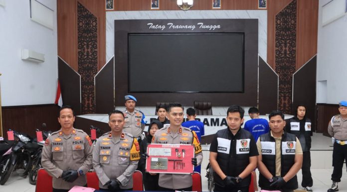 Polres Indramayu Tangkap Tiga Tersangka Curanmor