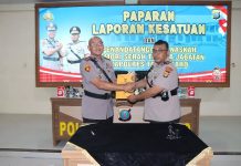 AKBP Eko Yulianto Resmi Serahkan Jabatan Kapolres Tanah Karo Kepada AKBP Pebriandi Haloho