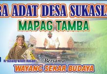 Budaya Adat Acara Mapag Tamba Desa Sukaslamet