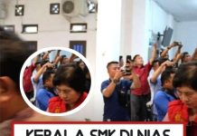 Kejaksaan Nias Resmi Menahan Kepala SMK Negeri BNW Di Nias Selatan Diduga Korupsi Dana BOS Rp 1,4 Miliar