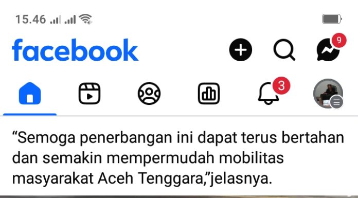 Wakil Bupati Aceh Tenggara dr Heri Al Hilal Hadiri Penerbangan Perdana Angkutan Udara Perintis Di Bandara Alas Leuser Tahun 2026