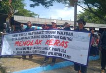 Puluhan Ribu Massa Kompi Tolak Keras Proyek Strategis Nasional Revitalisasi Tambak Dampaknya Jadi Krisis Ekonomi Rakyat Petani Tambak Indramayu