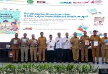 Kemendagri –Kementerian Pendidikan Dasar Menengah Dengan KPK Bangun Pendidikan Antikorupsi Luncurkan Buku Panduan Antikorupsi