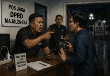 Wartawan Klaim Dapat Perlakuan Kasar di Pos Jaga DPRD Majalengka Nyaris Adu Fisik