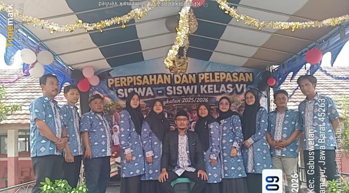 Sejumlah 25 Siswa Kelas 6 SDN 3 Drunten Kulon Resmi Dilepas Acara Perpisahan Penuh Haru