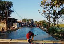 Pengecoran Jalan Sindang-Pecuk Dimulai Standar Mutu Dan Kualitas Diprioritaskan