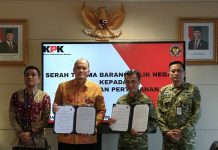 KPK Serahkan Senilai Rp 24,3 Miliar Kepada Kementerian Pertahanan