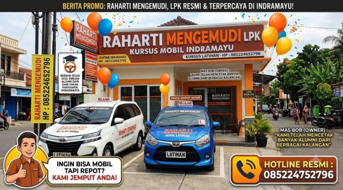 Layanan Yang Terbaik Antar Jemput Siswa : Kursus Mengemudi Kota Indramayu ” RAHARTI MENGEMUDI” Ratusan Alumni Terampil Mengemudi