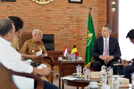 Wakil Gubernur Sumut Surya Tawarkan Peluang Investasi Kepada Duta Besar Belgia