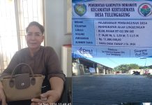 Pemerintah Desa Tulungagung Realisasikan Pembangunan Peningkatan Jalan Lingkungan Di Blok Pasar