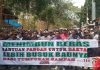 Tuntut Transparansi Beras 1 Ton Di Garasi Kepala Desa-AMUK Sukajati Gelar Audiensi-Kepala Desa Nuryanti Tak Hadir